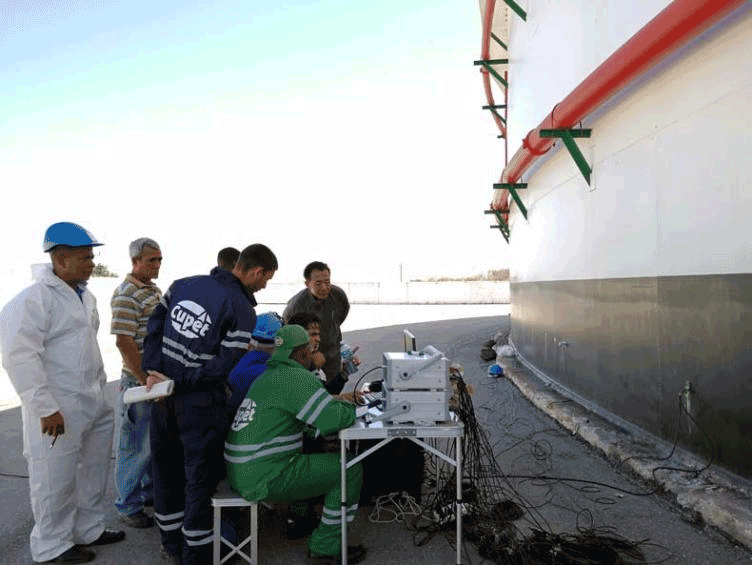 Acoustic Emission Testing of Storage Tank Floor in Cuban National Oil Company (CUPET)4